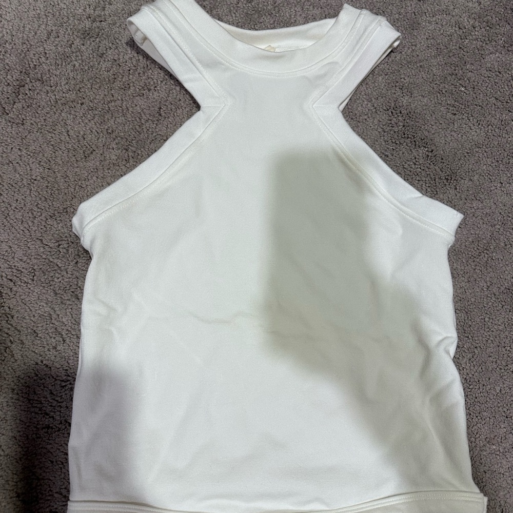 Elegant White Sleeveless Tank Top